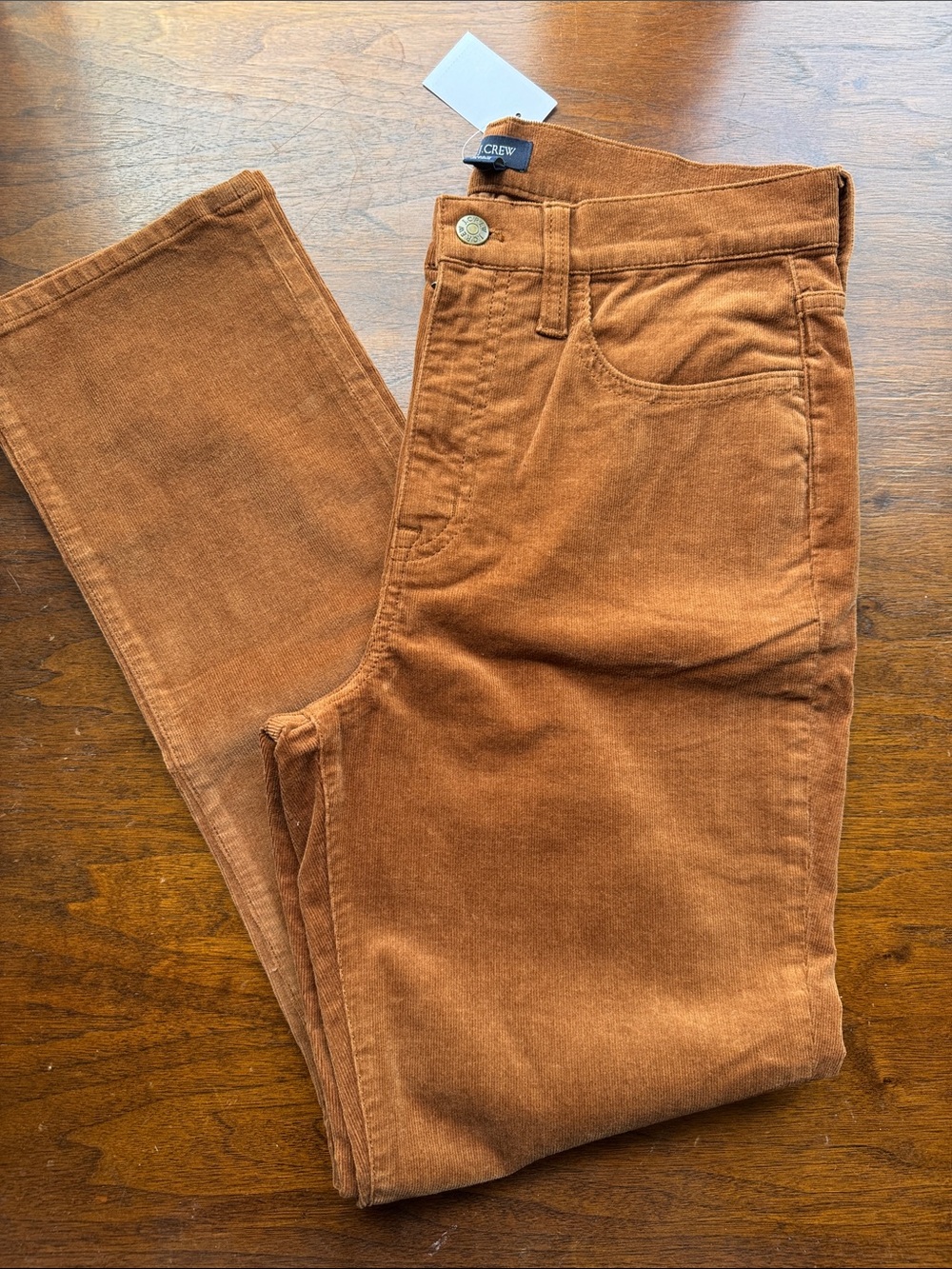 J. Crew Rusty Orange Corduroy Pants